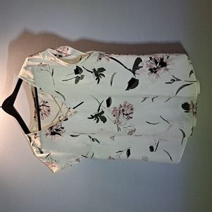 Dynamite Floral Short Sleeved Blouse